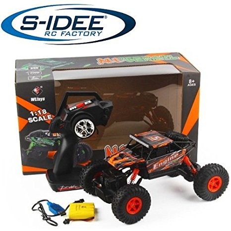 s-idee® 18102 Rock Crawler 18428-B mit 2,4 GHz 4WD Buggy Monstertruck Vollproportional